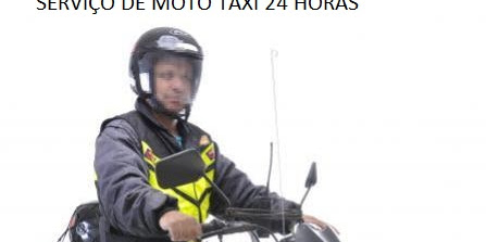 Serviço de Moto Táxi 24 horas. 