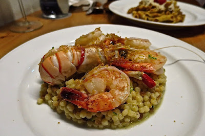 Pizza Fabbrica, fregola seafood