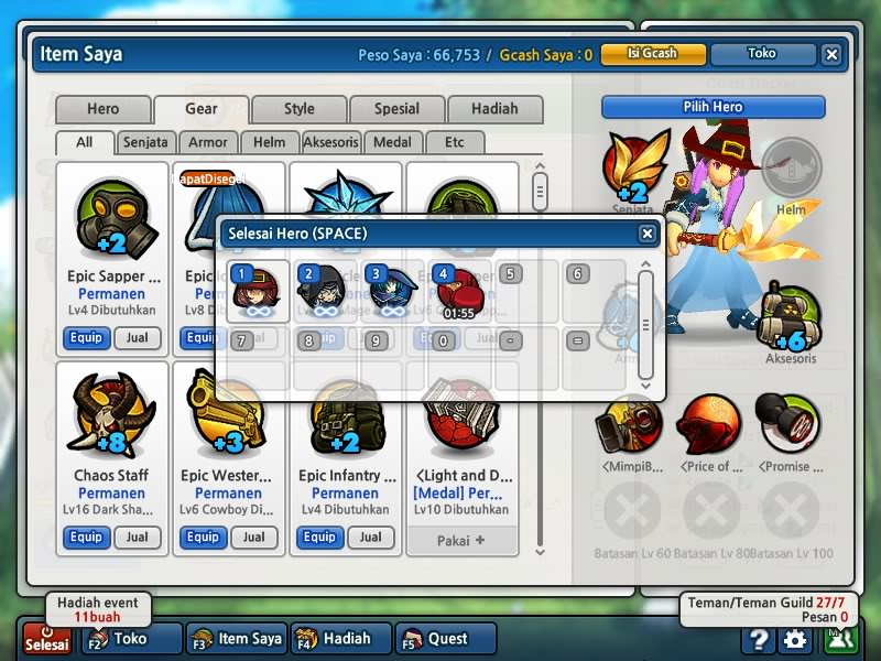 cheat lost saga hero permanent | Database Cheat - 