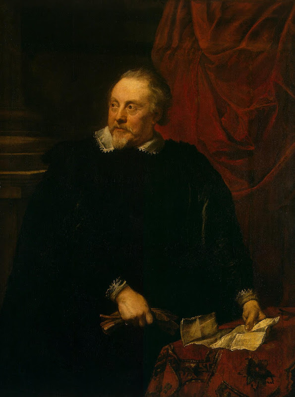 Portrait of Mark-Antoine Lumagne by Anthony van Dyck - Portrait Paintings from Hermitage Museum