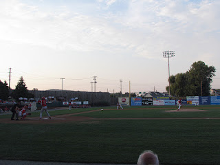 First pitch, Muckdogs vs. Crosscutters