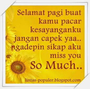 Gambar DP BBM Ucapan Selamat Pagi buat Pacar  Caption 