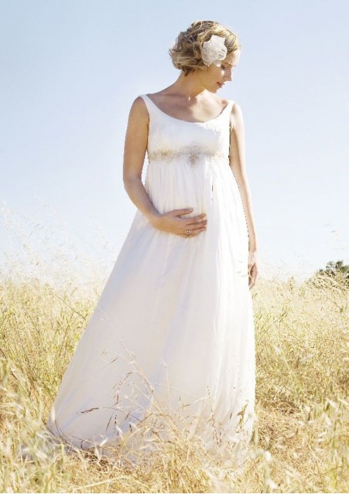 maternity wedding dress