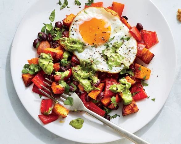  Sweet Potato & Egg Hash 