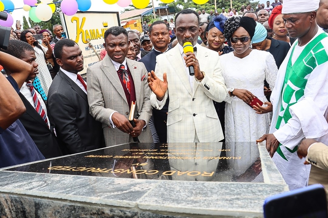 Pastor Enenche Commissions 550-Meter Road Project Made By Church