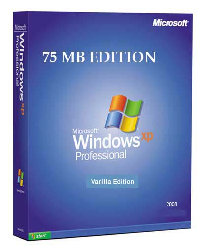 Windows XP 75MB Edition | Full Version | 66.01MB