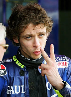 Valentino Rossi  on Michael Jordan  Valentino Rossi Minibio And Pictures