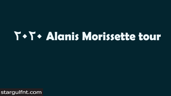    Alanis Morissette tour 2020