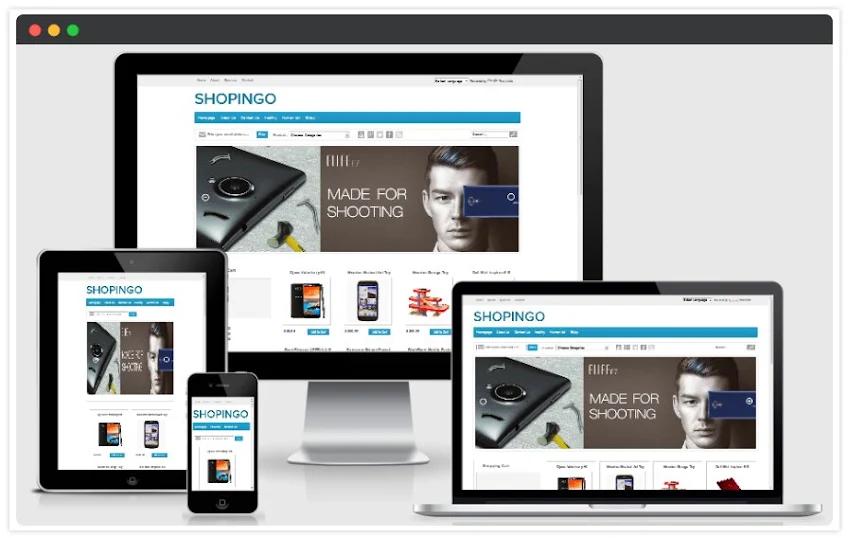 Shopingo Blogger Template