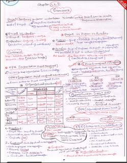  منهج الـــ PMP  أو إدارة المشاريع   كامل مكتوب بخط اليد باللغة العربية حصريا على الإنترنت