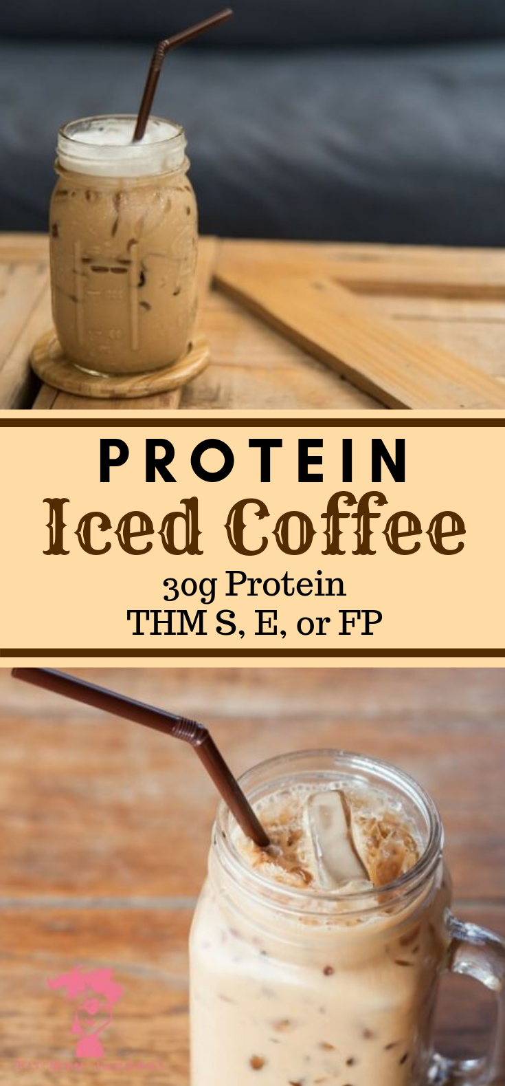 30g Iced Protein Coffee: THM:S, E, or FP #drink #coffeedrink