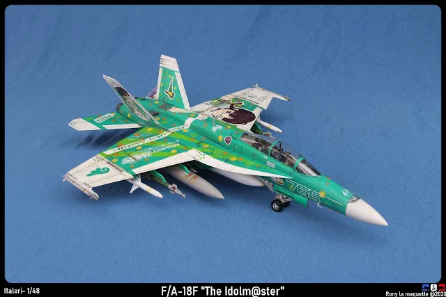 Maquette du F/A-18F "The Idomaster"  au 1/48.