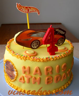  Wheels Birthday Cake on Happy Birthday Haris