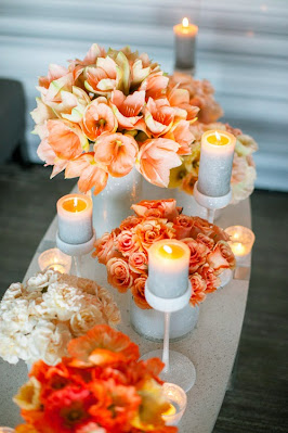 Orange Wedding Decoration