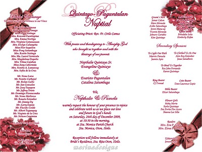 Wedding Invitations Content Samples 4