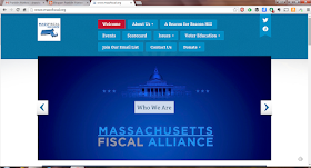 screen grab of MassFiscal webpage