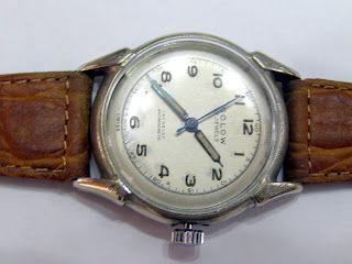 VINTAGE SWISS SOLOW WHITE CREAM DIAL CIRCA 1950's 17 JEWELS MANUAL ...