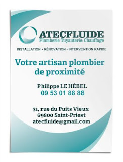 ATECFLUIDE Plombier Tuyauterie 69800 Saint-Priest 09 53 01 88 88