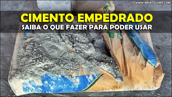 saco cimento empedrado