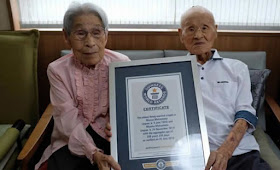 Miyako, 100 anos, e Masao, de 108, se casaram em 1937 