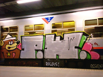 painted train