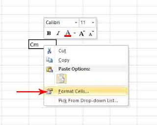 Cara Menulis Pangkat Di Excel