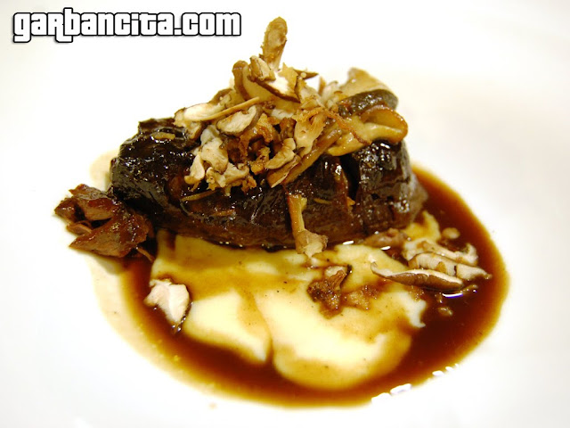 Ragout de wagyu, setas de temporada