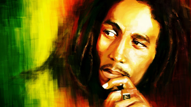 Bob Marley Portrait Painting HD Wallpaper