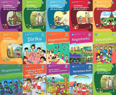 DOWNLOAD BUKU SISWA SD / MI KELAS 1, 2, 4, DAN 5 KURIKULUM 2013 TERBARU