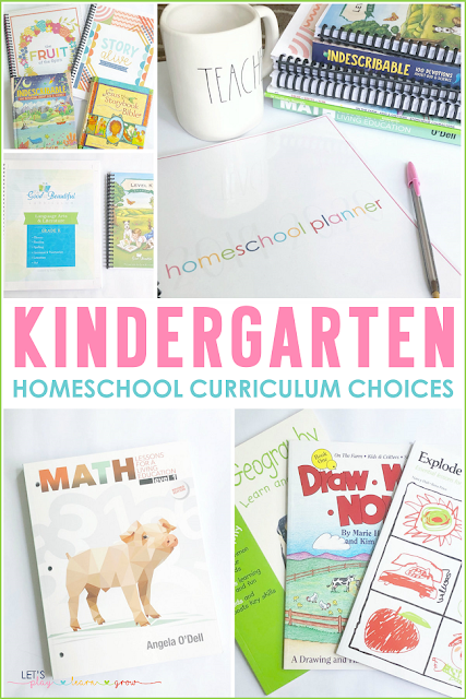 Homeschool Kindergarten Curriculum Choices