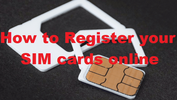 How to Register your SIM cards online