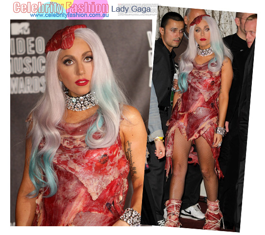 lady gaga meat dress meaning