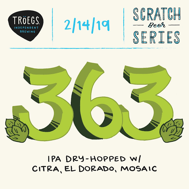 Troegs Releasing Scratch # 365 IPA