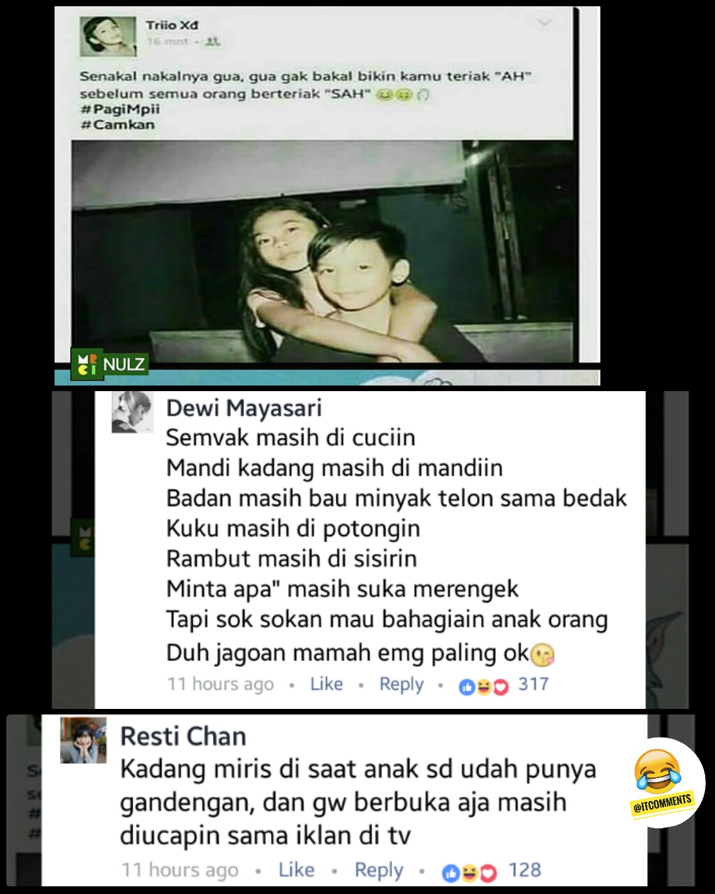 Indonesian Top Comments 3 Paket Top Comments