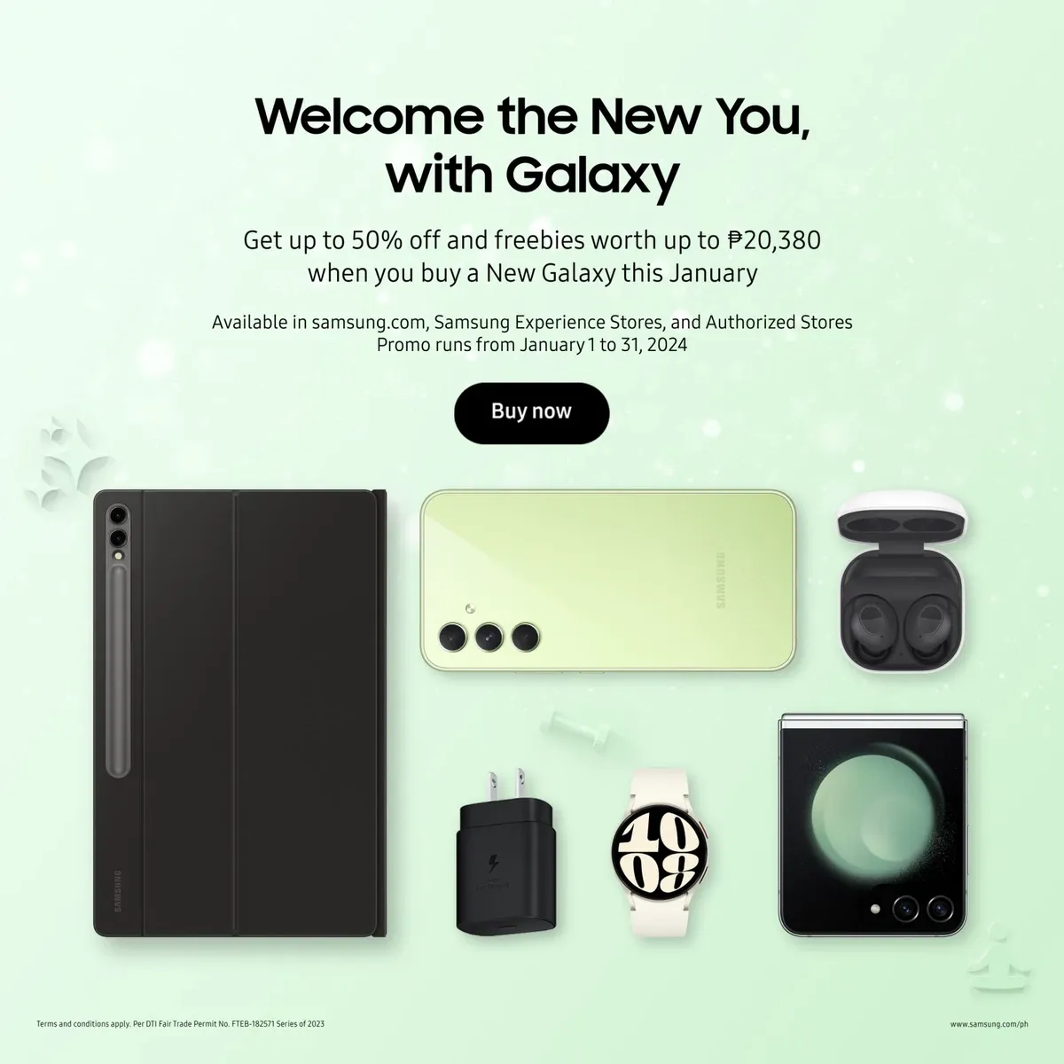 Celebrate You this New Year with the latest Galaxy deals!
