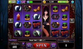 Second screenshot of Hit It Rich Elvira Mistress of the Dark game