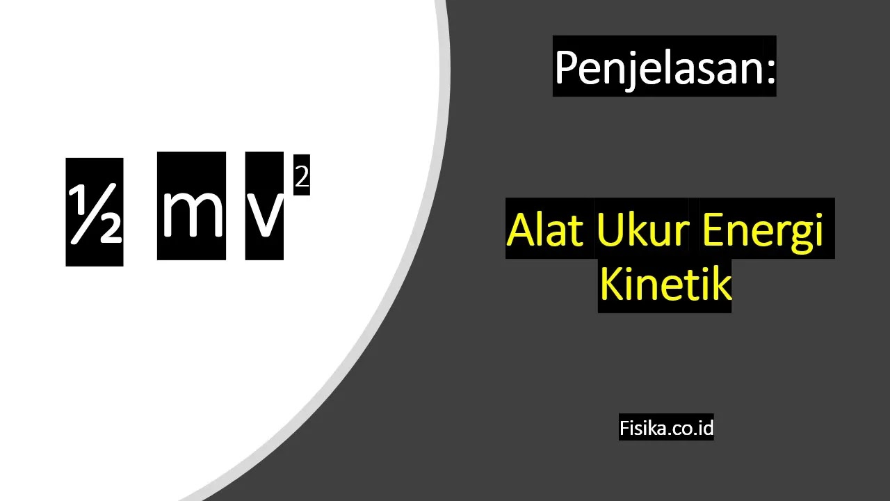 Alat Ukur Energi Kinetik