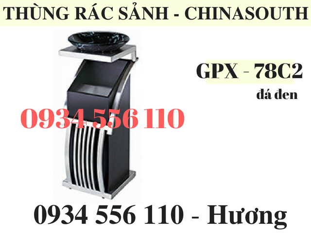 THùng rác sảnh hiện đại, thiết kế sang trọng