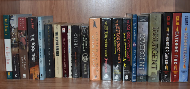 Historical Fiction Shelf, Hunger Games, Divergent, Mysterious Benedict Society