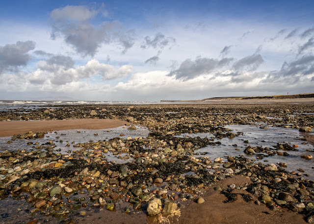 Photo of Maryport beach this morning (Friday)