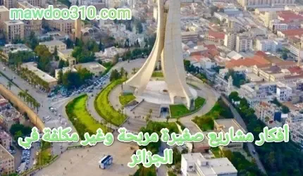 أفكار مشاريع صغيرة مربحة جداً وغير مكلفة في الجزائر