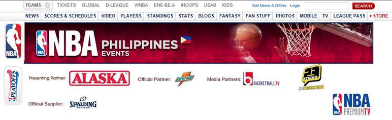 NBA.com Philippines Portal