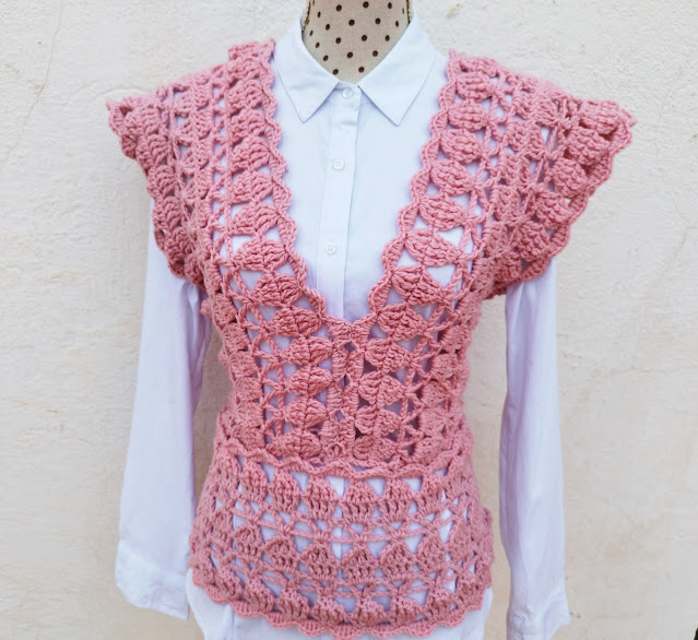 1 Crochet Imagen Sencillo chaleco de mujer a crochet y ganchillo Majovel Crochet  Majovel Crochet corche croche crichet DIY bareta