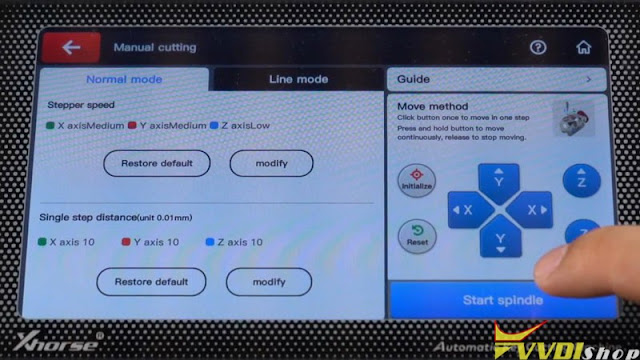 How to Use Xhorse Condor II Manual Cutting 3