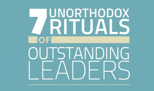 Image: 7 Unorthodox Rituals of Outstanding Leaders