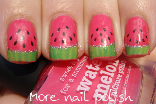 Manicure watermelon 🍉 | Watermelon nails, Manicure, Nails