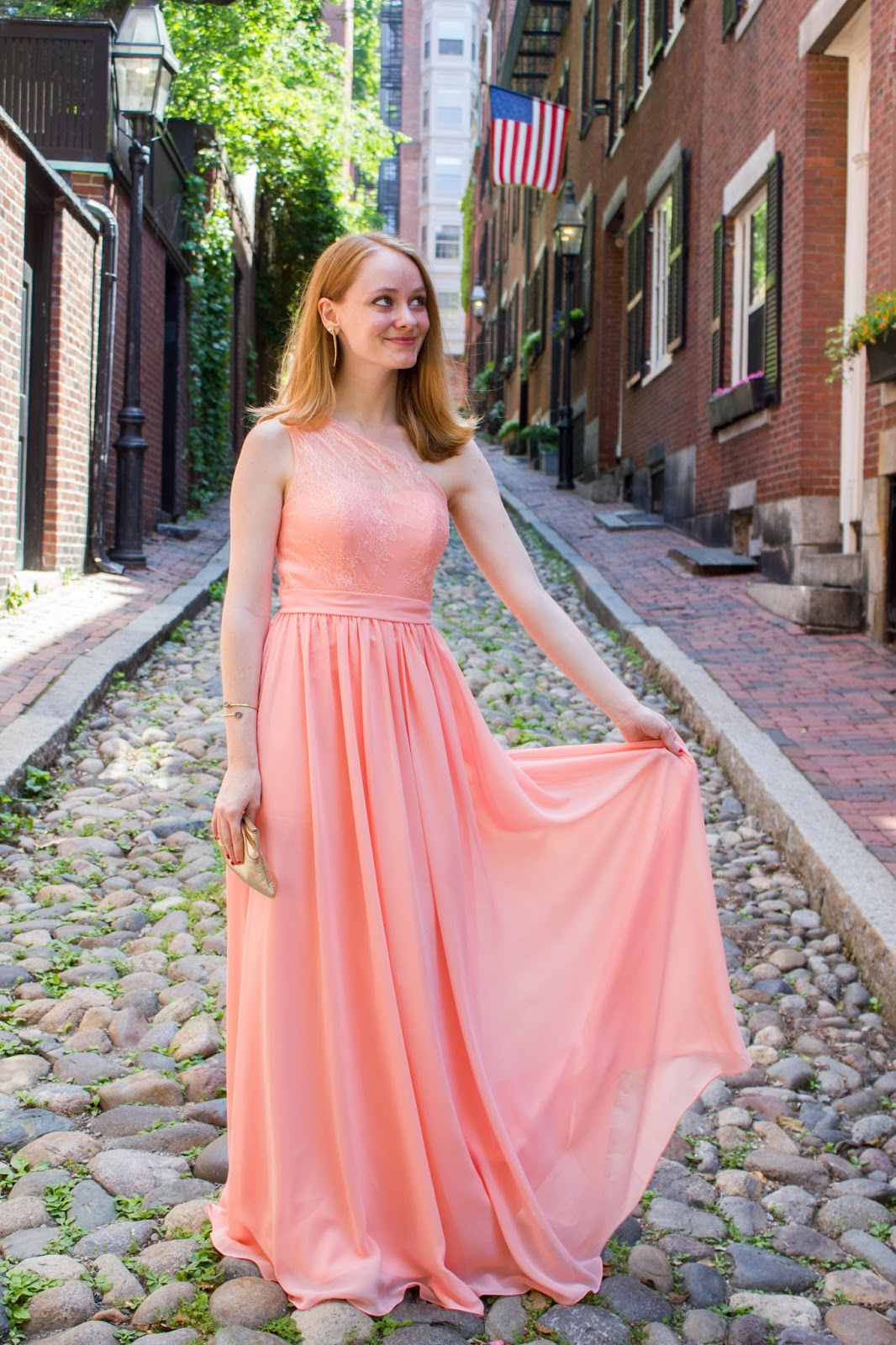 Pink Bridesmaid  Dress  by Azazie  Chow Down USA