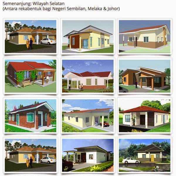 Contoh Design RMR1M Negeri Sembilan, Melaka Dan Johor 