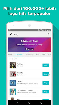 Sing karaoke by Smule 3.7.5 Apk - Screenshot - 1