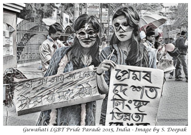 LGBTQIA Pride Parade, Guwahati, India - Image by Sunil Deepak